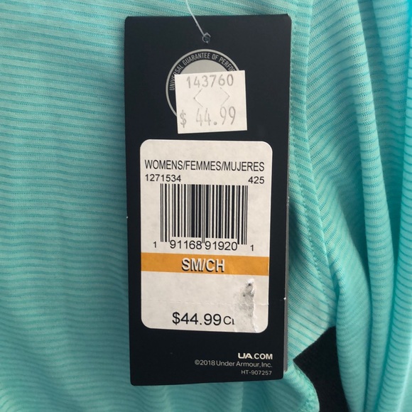 Mint green Under Armour Long Sleeve - Picture 4 of 5